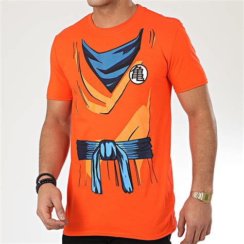 Low to high sort by price: Dragon Ball Z - Tee Shirt Goku Costume Orange ...
