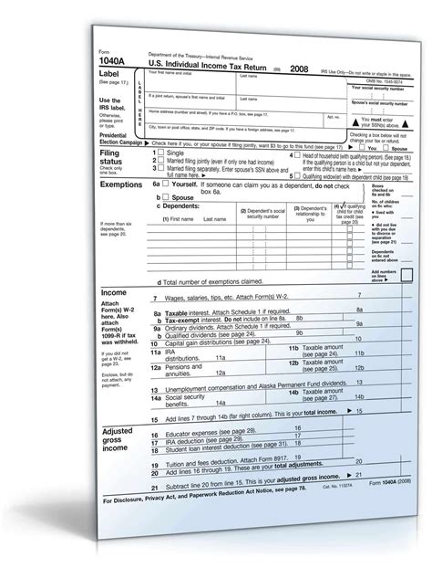 Us Gov Tax Forms 1040a Universal Network