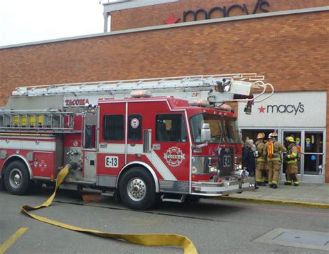Firefighters Respond To Tacoma Mall Escalator Fire Tacoma Daily Index