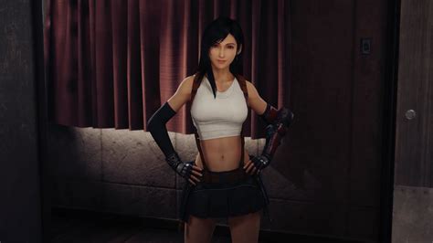 Tifa Wears Her Original Ff Outfit Final Fantasy Vii Remake Gameplay With Mods Youtube