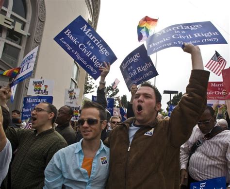 Californias Gay Marriage Ban Overturned All Photos