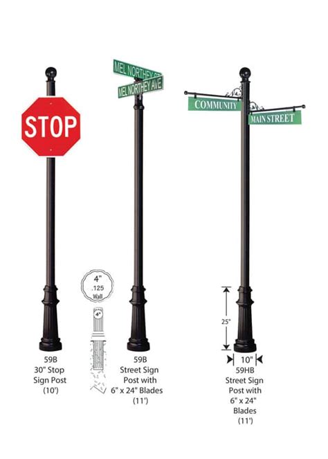 Street And Stop Signs Excel Mel Northey Co Inc