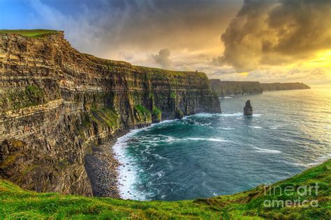 Cliffs Of Moher At Sunset Co Clare Photograph By Patryk Kosmider Pixels