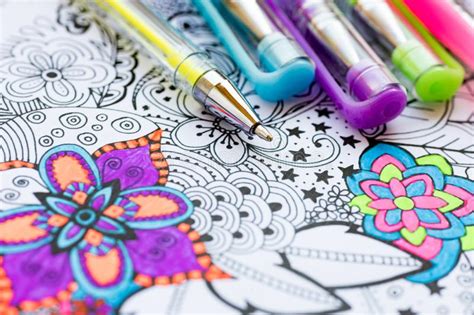 Livre De Coloriage Adulte, Nouvelle Tendance De Recuit De Stabilisation