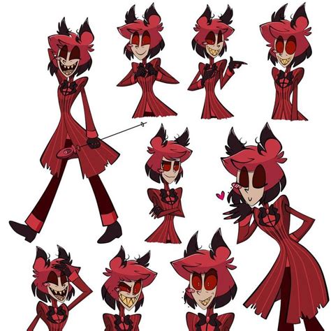 Alastor Expressions By Https Deviantart Com Selph Styled On