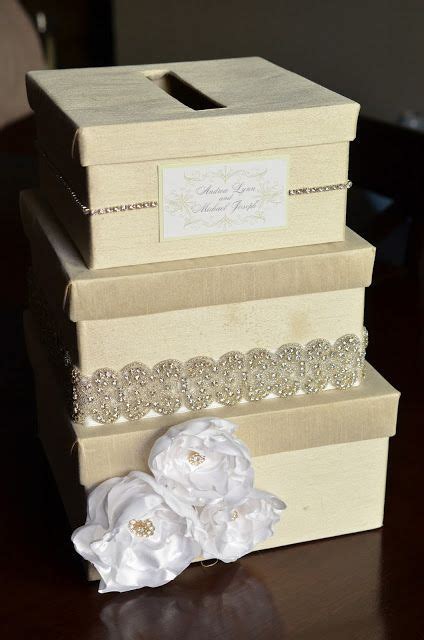 Andrea Lynn Handmade Diy Wedding Card Box Tutorial Diy Wedding Post
