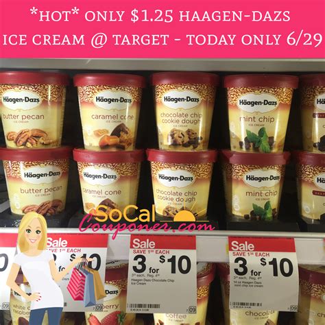 Hot Only 125 Haagen Dazs Ice Cream Target Today Only 629