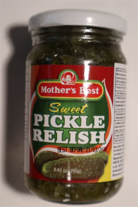 Sweet Pickle Relish Mothers Best 250g Clt Enterprise