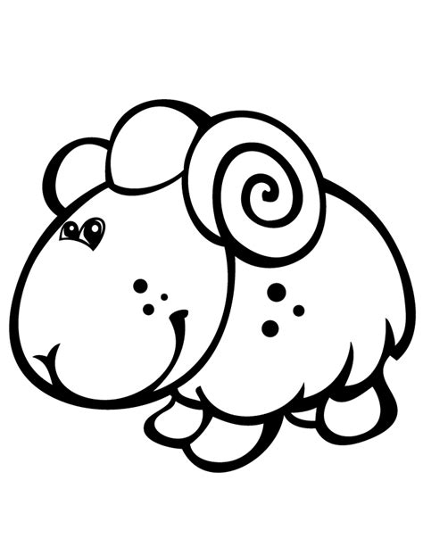 Coloring Pages Sheep Coloring Home