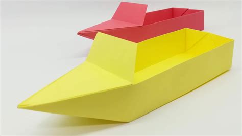 How To Make A Paper Boat For School Project Origami Boat Easy Origam