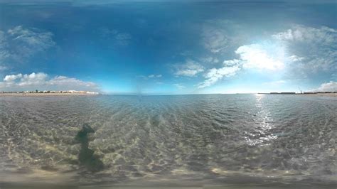 Agua Cristalina Sobre Una Playa Video En 360 Grados Youtube