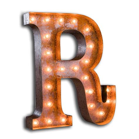R Marquee Letter Prophouse