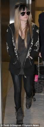 Cruella Davril Punk Princess Miss Lavigne Steps Out With Bizarre Two