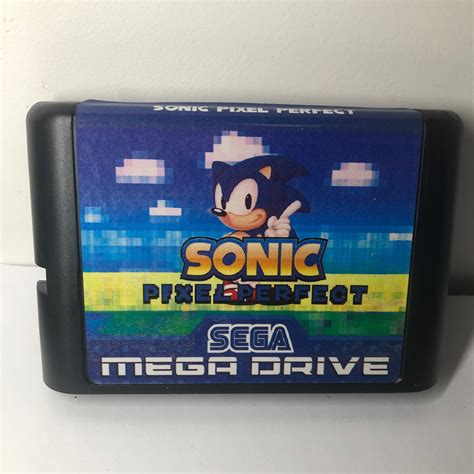Sonic For Sega Genesis Mega Drive 16 Bit Game Cartridge For Pal And