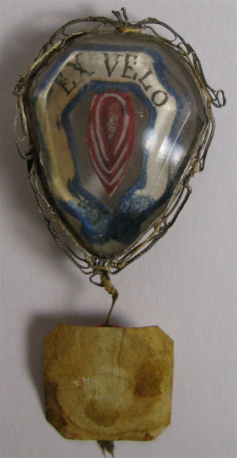 18th Century Double Crystal Theca Housing Relic Of The Veil Of The