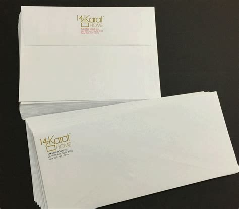 Printed Envelopes 4 Color Or Bandw Wholesale Copies Inc