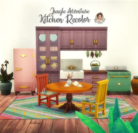 Miss Ruby Bird — Jungle Adventure Kitchen Recolor Hey Lovelies