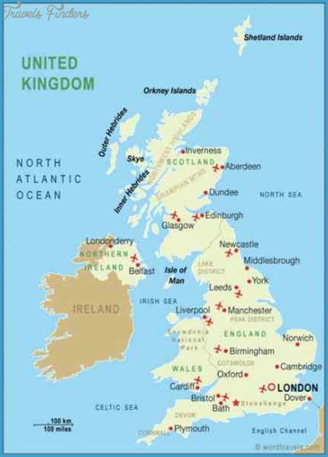 International Airports In England Map Map