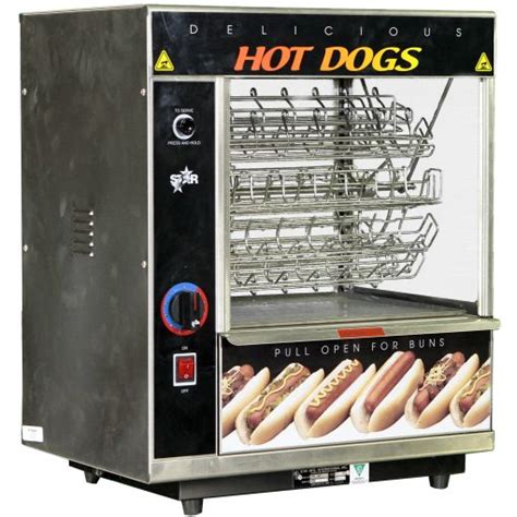 Hot Dog Broiler W Heated Bun Drawer Air Designs