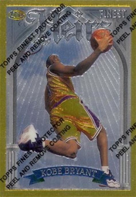 Shop comc's extensive selection of all items matching: 1996 Finest Kobe Bryant #269 Basketball Card Value Price Guide