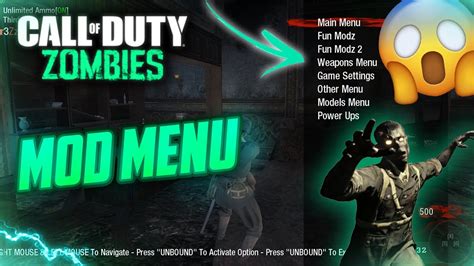 Pc Bo1 Zombies Mod Menu How To Install Black Ops Zombies Mod Menu Pc