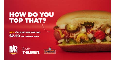 Hot Dogs Hot Dogs Get Your Big Bite® At 7 Eleven® Canada