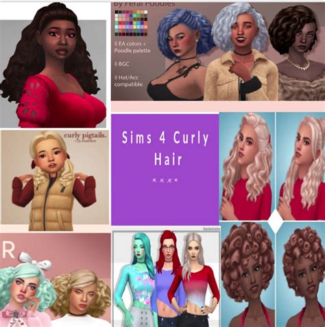 Sims 4 Curly Hair Page 3 Of 3 Curly Wavy And Recolor Content