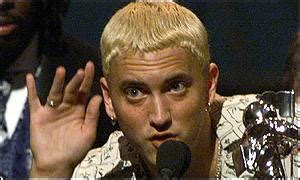 But if you have eminem blonde hair, you have a special advantage because this kind of this is a lot easier to work with than other kinds of hair. Most Controversial Rap Moments (No Deaths) | Genius