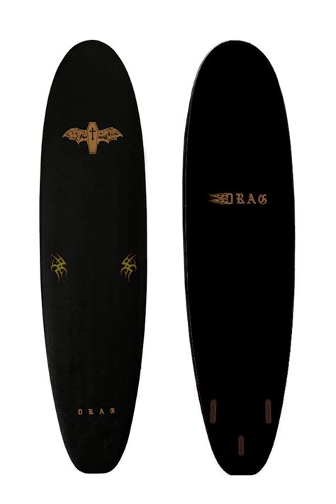 7ft drag board co coffin softboard comes with fins sanbah australia