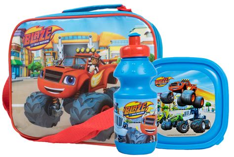 Blaze And The Monster Machines Lunch Bag Sandwich Box Bottle Set