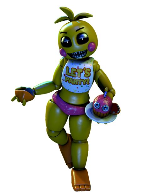 Fnafcollabentry Toy Chica Render By Pixelkirby340 On Deviantart