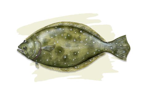 Southern Flounder Painting By Dawn Witherington