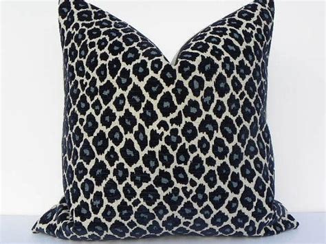 Velvet Leopard Print 20x20 Pillow Cover Decorative Home