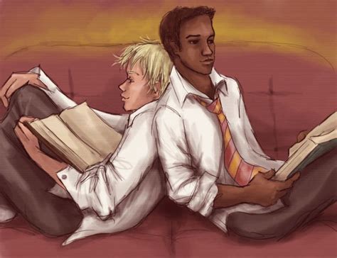 Harry potter artwork harry potter fan art harry and ginny love drawings drawing people hogwarts grass viria ginny weasley. Seamus Finnigan and Dean Thomas from Harry Potter | Harry ...