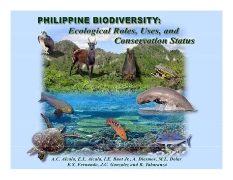 Philippine Biodiversity Ecological Roles Uses And Conservation Sta