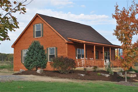 Pre Manufactured Homes Amish Built Cabins Log Cabin