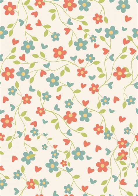 Floral Retro Wallpaper Pattern Free Stock Photo Public Domain Pictures
