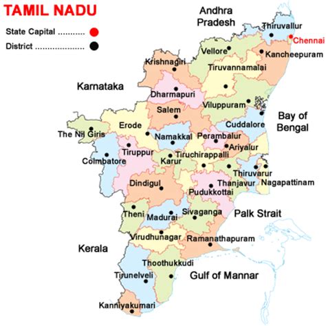 The state of andhra pradesh forms the northern. Tamil Nadu District Level Information - Consolidated Research Statistics Figure of Tamil Nadu ...