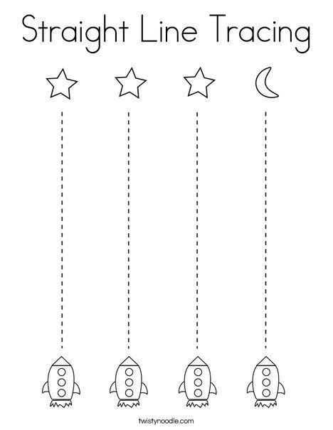 A Line Drawing With Three Stars And Two Rockets In The Sky Which Are
