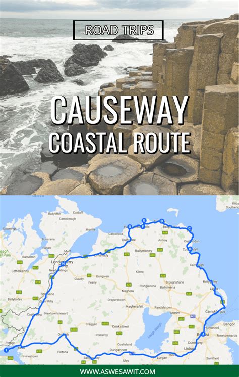 Causeway Coastal Route Karte