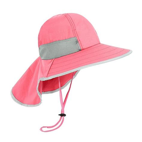 Fitup9761 Summer Boy Girl Sun Hat With Neck Flap Sun Protection