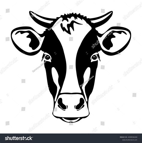Cow Head Clip Art