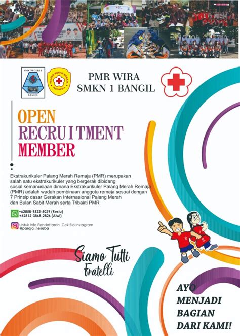 Open Recruitment Member Pmr Wira Smkn 1 Bangil Smk Negeri 1 Bangil