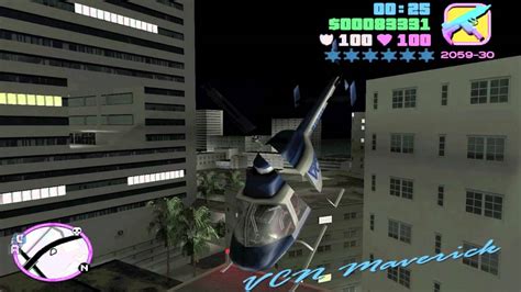 Gta Vice City How To Fly Helicopter Youtube