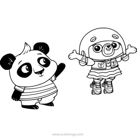 Chip And Potato Coloring Pages Characters