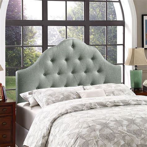 It is composed of maple veneers and select hardwoods. Sovereign King Headboard | Fabric headboard, Arched ...