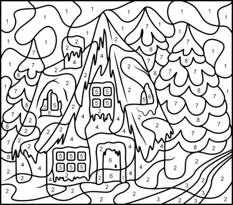 Advanced Color By Number Coloring Pages At Free