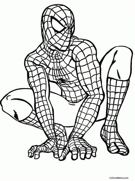 Spiderman Para Colorear Dibujos Para Colorear Spiderman Para Colorear