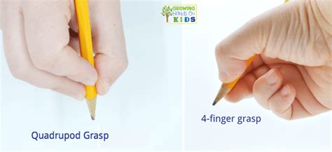 Typical Pencil Grasp Development For Kids