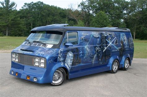 70s Custom Van Star Wars Vans Custom Vans Painted Vans